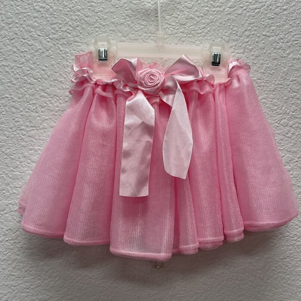 Miniwear Girls Pale Pink Tulle Overlay TUTU Skirt 12-24 Months Infant DressUp